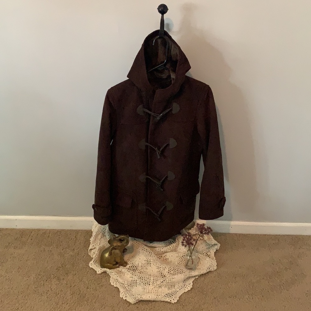 Womens Small Chaps brand Suede Winter Jacket